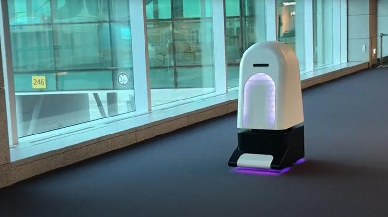 원익로보틱스 실내 소독 로봇, diro