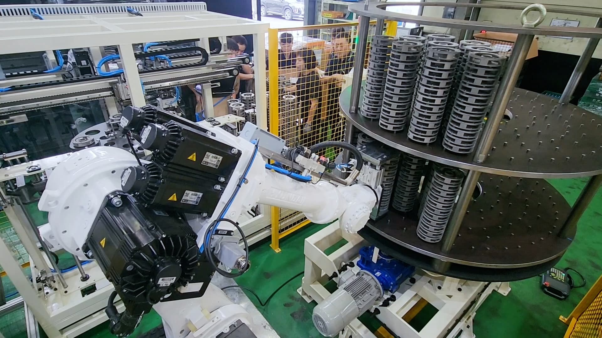 삼락열처리 적층 공정 자동화 성공!🙌 지그 설계까지 완벽 구축했습니다.(ft. 현대로보틱스 산업용로봇)