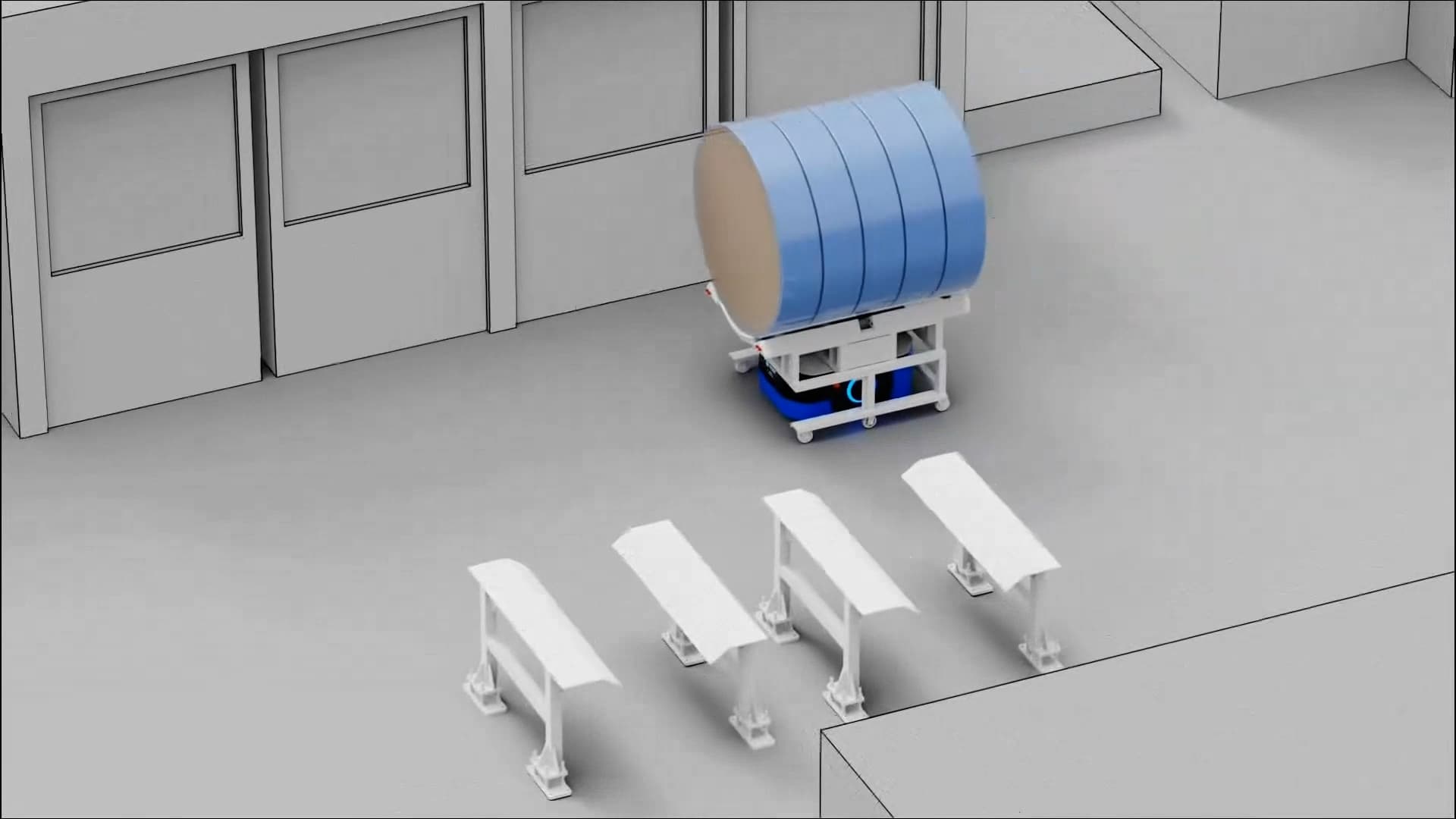 AMR 오므론 물류로봇으로 원자재 반송 자동화 성공했어요! 👍