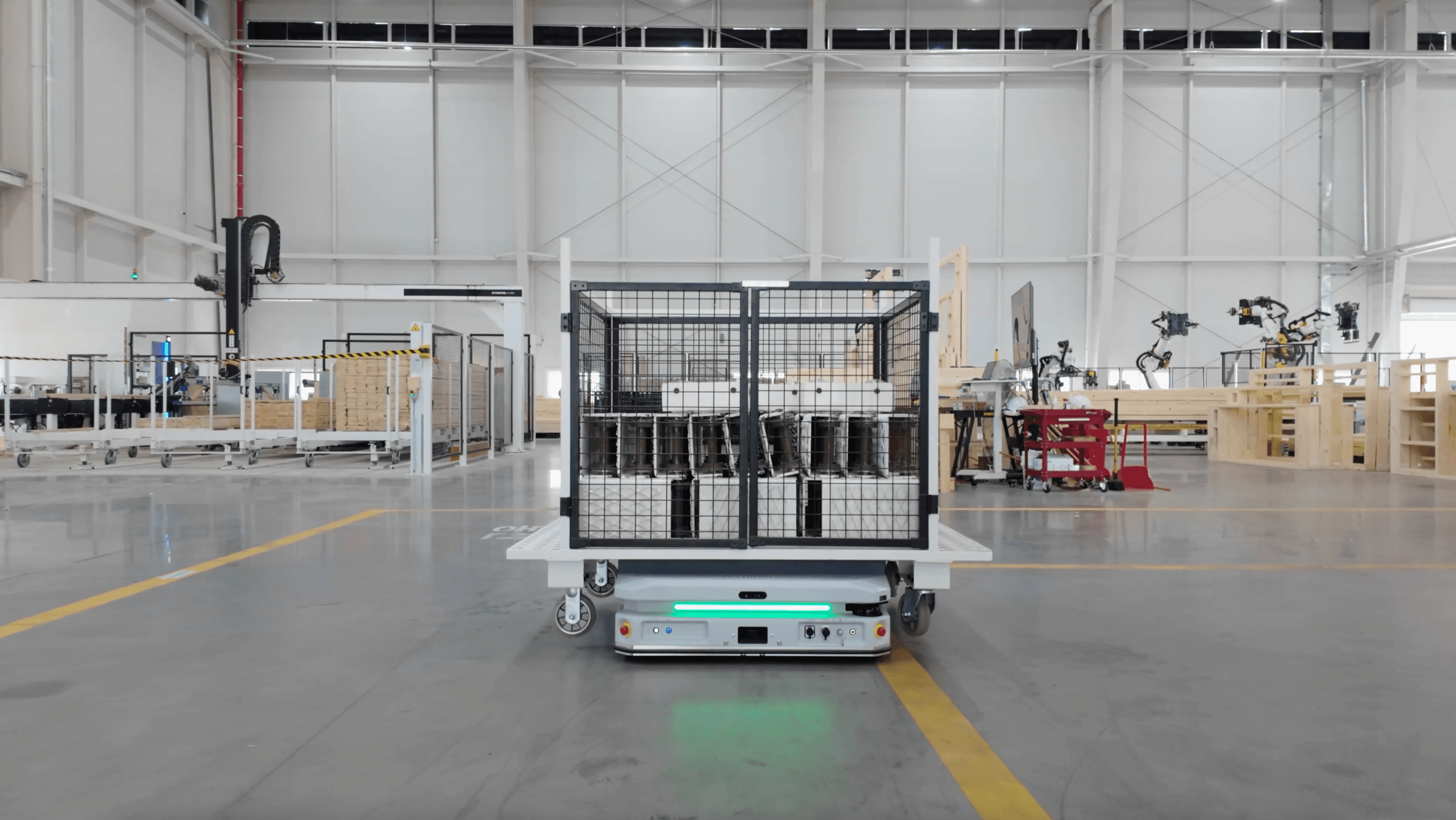 제조공장에 도입된 AMR 물류로봇의 활약 ✨ 폐자재 1톤도 신속하게 해결한 물류자동화 (KUKA KMP 1500P 물류로봇 2대)